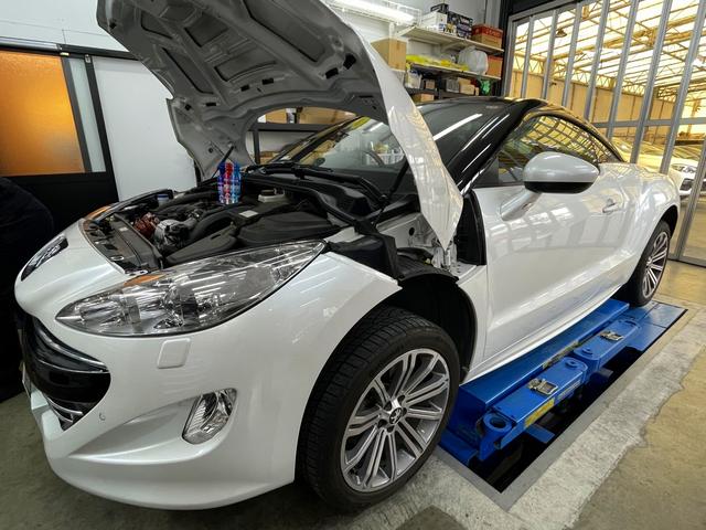 プジョーRCZ　オイル交換　エレメント交換　オイルフィルター交換　プジョー　Peugeot　308　208　3008　2008　508　206　アンチエイジングキット　名古屋市オイル交換　ワコーズ　緑区オイル交換　名古屋市車検　認証工場