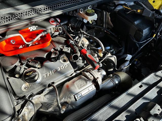 プジョーRCZ 水漏れ 冷却水交換 サーモスタット サーモ プジョーRCZ 水漏れ 冷却水交換 サーモスタット サーモ