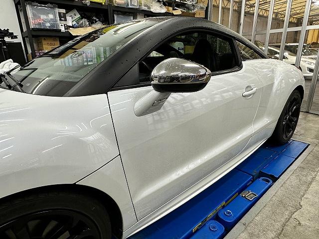 プジョーRCZ　ドライブレコーダー取付　ドラレコ取付　PeugeotRCZ　ユピテル　あおり運転　保険　プジョー専門店　名古屋市　緑区　天白区　中川区　港区　三重県　岐阜県　豊橋　豊川　静岡　自社取付　ユピテル指定店