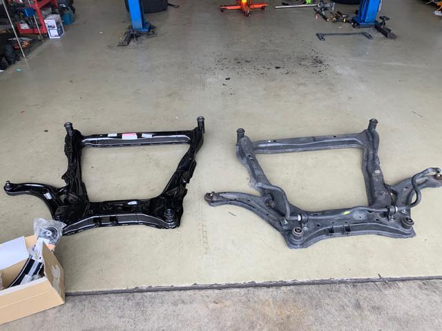 エクストレイル　クラスメンバー　ロアアーム　タイロッドエンド交換