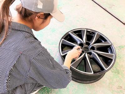アルミホイール修理（ガリキズ）★
