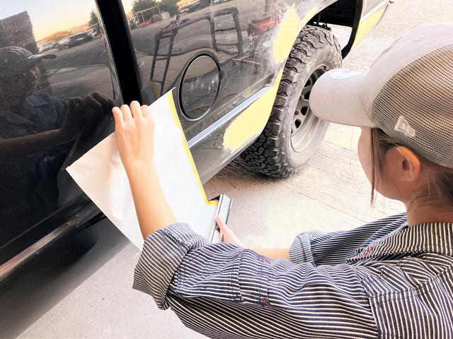 【工程８】マスキングを施し・・・