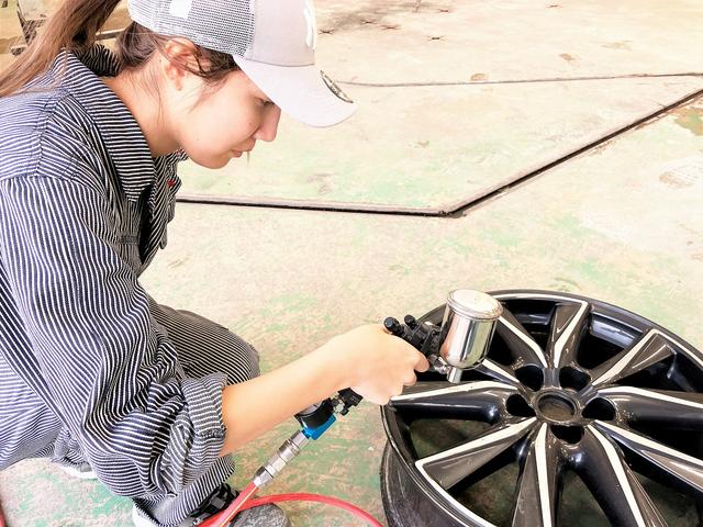ホイール塗装も行っています