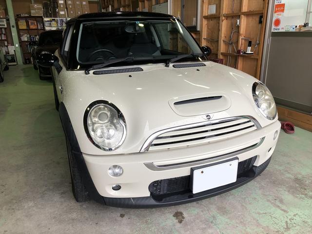 BMW　MINI　COOPER-S　車検　入庫