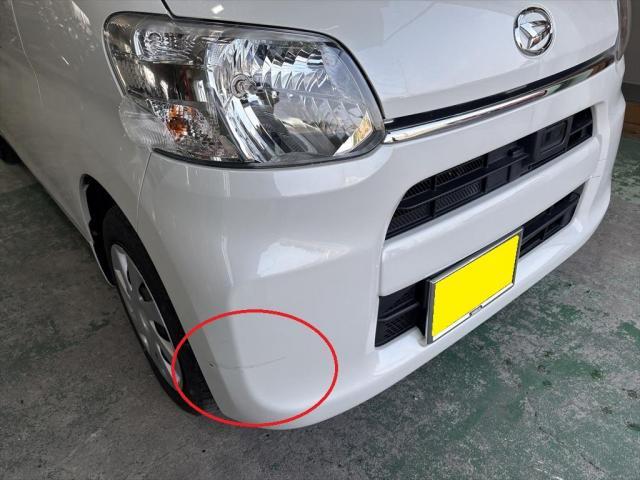 ダイハツ　タント　フロントバンパー交換