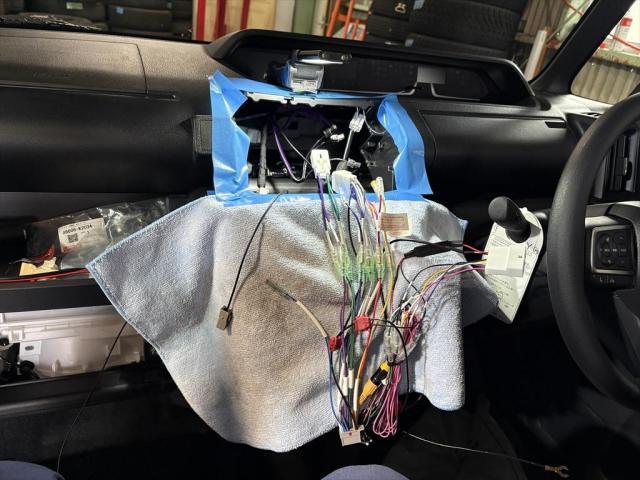 ダイハツ　タント　ナビ・バックカメラ・ドラレコ　取付