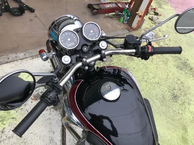 カワサキ　W650  ハンドル交換