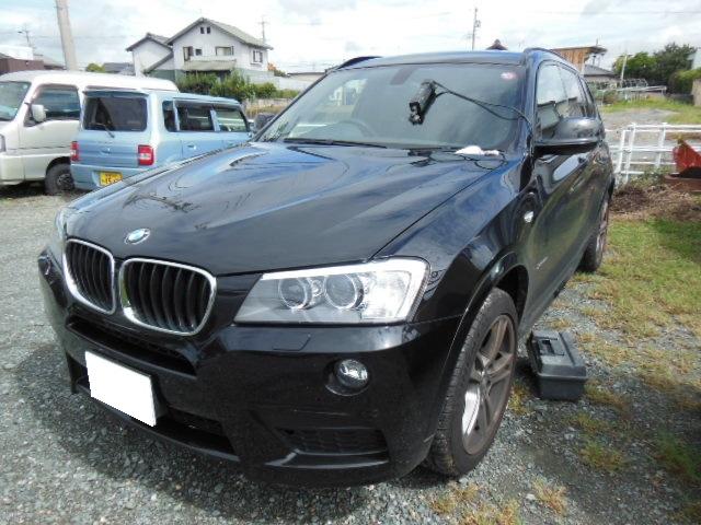 BMW X3 Xdrive28i フロントガラス リペア 豊川在住のお客様