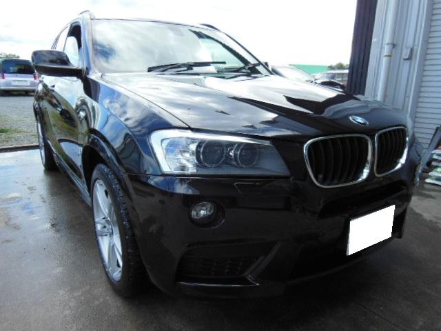 BMW X3 Xdrive28i フロントガラス リペア 豊川在住のお客様