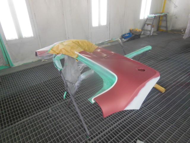 ekワゴン　リヤバンパー　キズ　修理　岡崎在住のお客様