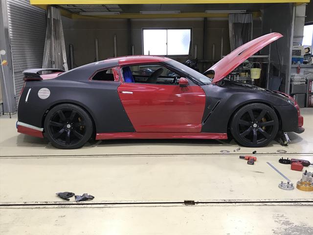 R35　GTR　ワイドボディー製作