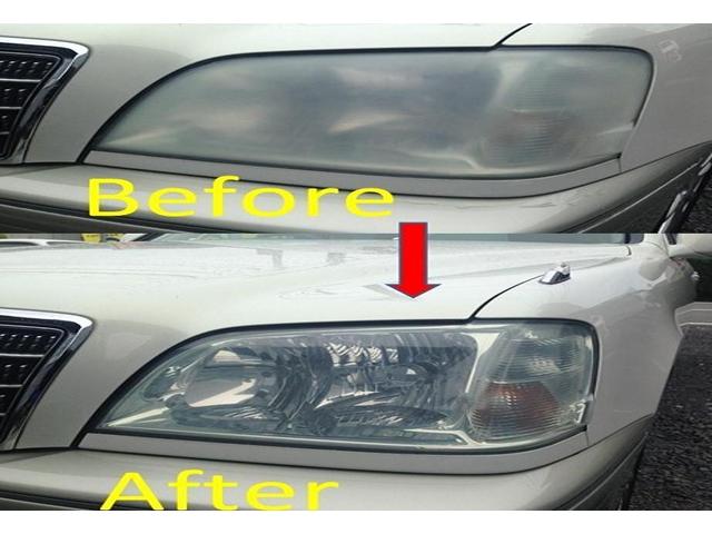 ヘッドライトクリーニングも承ります