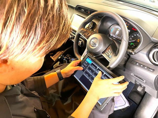 診断機で状態をチェックし・・・