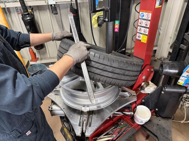 ダイハツ　コペン　ホイール・タイヤ交換　愛知県　清須市