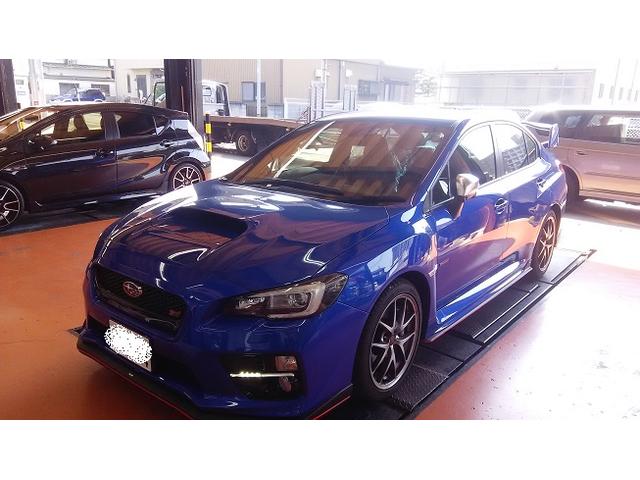 スバルWRX STI 　マフラー取り付け　　　　(s)