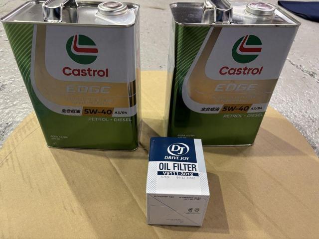 オイル交換　持ち込み部品　トヨタ　クラウン　GRS214
