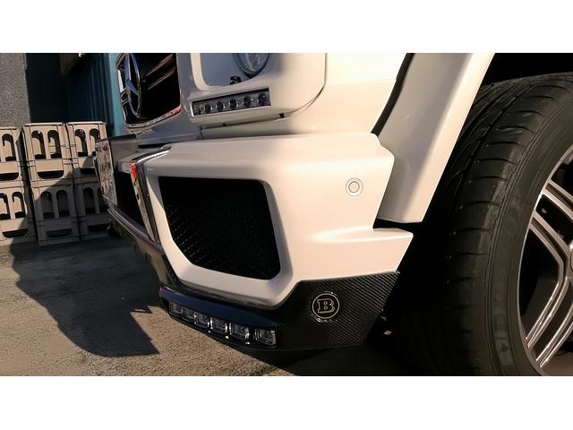 メルセデス・ベンツ G63 AMG　LEDフロントスポイラーの取付