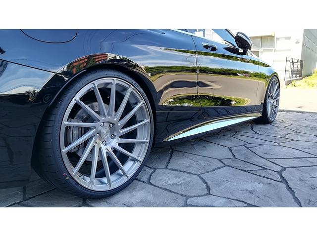 メルセデス・ベンツ　S550クーペ　リアカーボンスポイラー取付