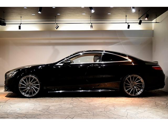 メルセデス・ベンツ　S550クーペ　リアカーボンスポイラー取付