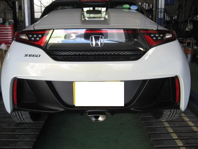 岡崎　ホンダ　S660　持ち込み　エアロ　塗装　取り付け　最安