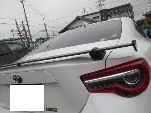 岡崎　豊田　安城　近く　トヨタ　86　GTウィング取付　パーツ持込　スポーツカー　修理　鈑金　塗装