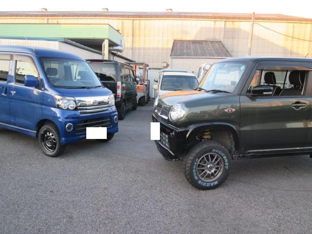 岡崎　豊田　安城　近く　ホンダ　ライフ　ドア修理　鈑金　塗装　パーツ持込取付　ハスラー　リフトアップ　カスタム