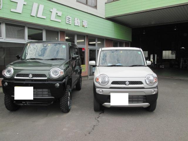 岡崎　豊田　安城　近く　トヨタ　カローラアクシオ　車検　エンジンオイル交換　スタビリンクロッドブーツ交換　ファンベルト調整　修理　パーツ持込取付　鈑金　塗装　ハスラー　カスタム　リフトアップ