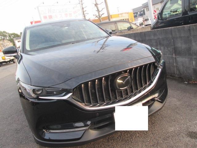 岡崎　豊田　安城　近く　マツダ　ＣＸ-5　フロントグリル交換　パーツ持込　修理　鈑金　塗装　ハスラー　カスタム　リフトアップ