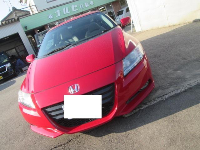 ホンダ　CR-Z　リヤウィングスポイラー　塗装　取付　パーツ持込取付　スポーツカー　鈑金　塗装　岡崎　豊田　安城　近く　