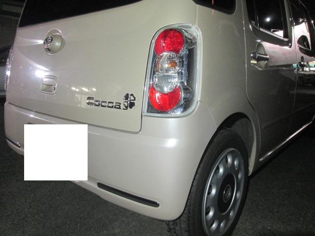 岡崎　豊田　安城　近く　ダイハツ　ミラココア　リヤバンパー　テールランプ　修理　鈑金　塗装　パーツ持込取付