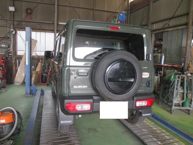 岡崎　豊田　安城　近く　スズキ　ジムニー　車検　エンジンオイル交換　ワイパーゴム交換　修理　パーツ持込取付　鈑金　塗装