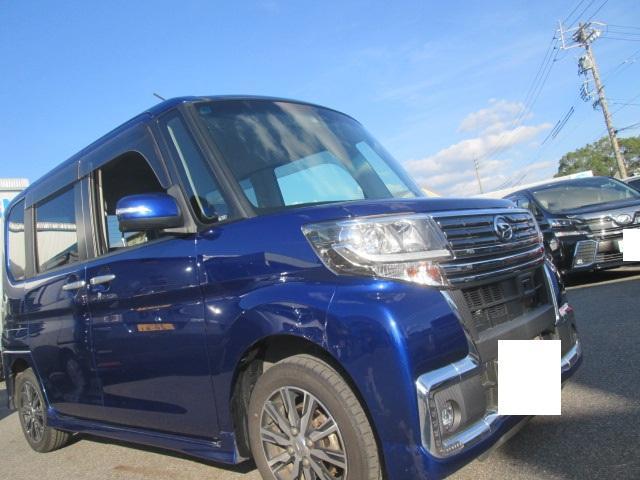 岡崎　豊田　安城　近く　ダイハツ　タント　フロントドア　フェンダー　修理　鈑金　塗装　パーツ持込取付