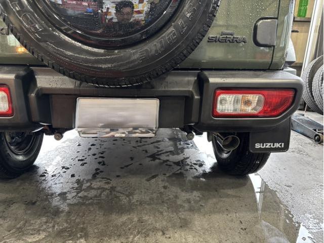 スズキ ジムニーシエラ 吸排気系パーツ取付