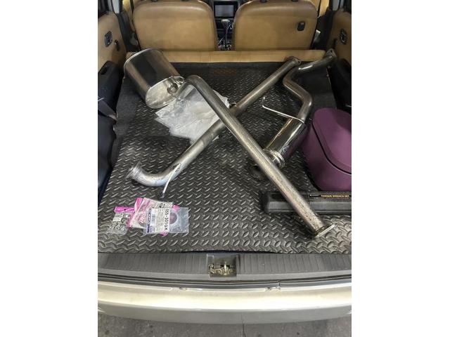 トヨタ デュエット 吸排気系パーツ取付