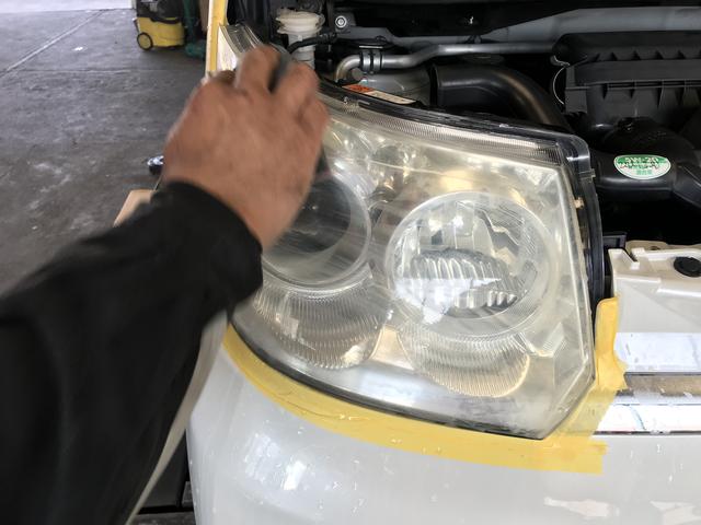 『ヘッドライトコーティング』ダイハツ　ムーヴ　(^^)/　（岐阜市　山県市　本巣市）