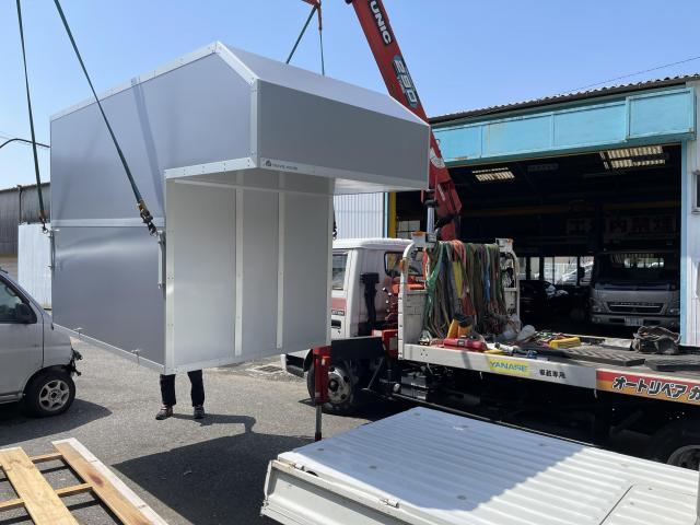 『軽トラック オフィス カー』「トラベルオフィス」デモ機製作完了　(^^)/　（岐阜市　山県市　本巣市　瑞穂市　大垣市　関市　各務原市　岐阜）