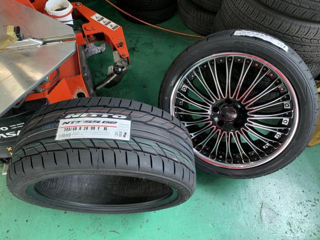 ＮＩＴＴＯタイヤ　ＮＴ555Ｇ２　245/40Ｒ20　ご購入ありがとうございました！