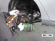 タイヤ交換時にはディスクブレーキの洗浄も行います！ブレーキの効きがよくなりますよ！