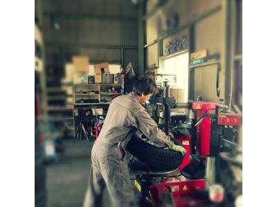 タイヤ交換受付中！