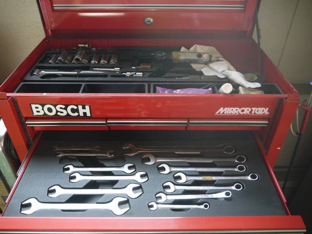 整備の工具にもこだわりがあります！