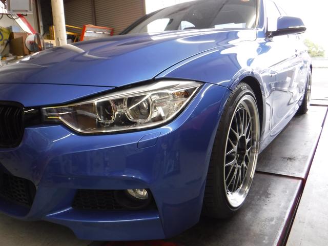 ＢＭＷ　3シリーズ　F30 ＢＢＳ　持込み　ホイール　交換　愛知県　あま市　海部郡　ＢＭＷ3シリーズ320ｄＦ30持ち込みホイール交換ＢＭＷ輸入車外車並行車旧車バイクの持ち込みホイール交換はあま市の自動車修理工場の大野メンテナンスサービス