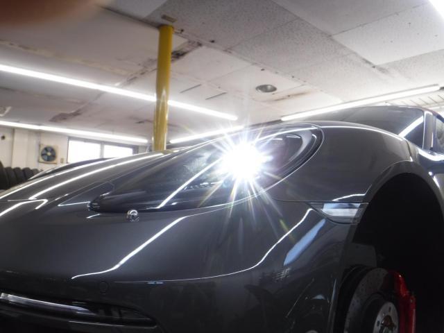 ポルシェ　718 ボクスター　HID　交換　愛知県　あま市　海部郡　名古屋市　ポルシェ　HID　交換　LED　ヘッドライト　Porsche 718 Boxster 　ヘッドライト　交換　
