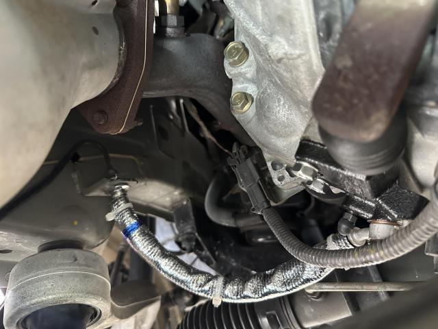 日産　スカイライン　CPV35　クラッチレリーズシリンダー　クラッチホース　クラッチオイル　交換