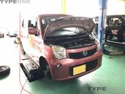 日産 モコ MG33S アッパーマウント ガタ 交換 修理 車検 愛知県 あま市