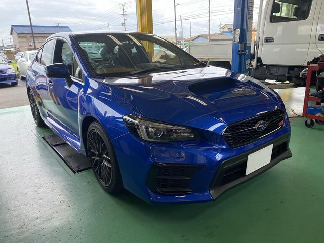 スバル　WRX　STI　車高調　取付　ホイール　交換　整備　修理　愛知県　あま市　名古屋市　愛西市　稲沢市　津島市　一宮市　清須市　大治町　蟹江町