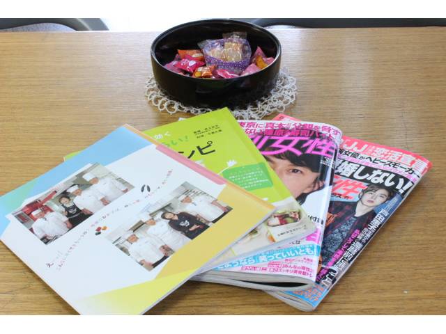 女性誌などもご用意しております♪