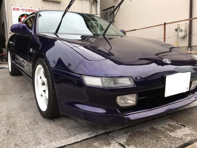 トヨタ　ＭＲ－２　（ＳＷ２０）　ボディキズ取り作業（磨き）
名古屋市　天白区