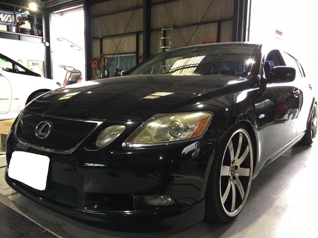 レクサス　ＧＳ４３０　ＵＺＳ１９０　新品車高調交換
名古屋市　天白区