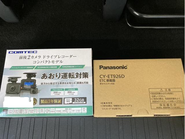 ルノーリフターロング　持込ドラレコ+ＥＴＣ取付け
名古屋市　天白区