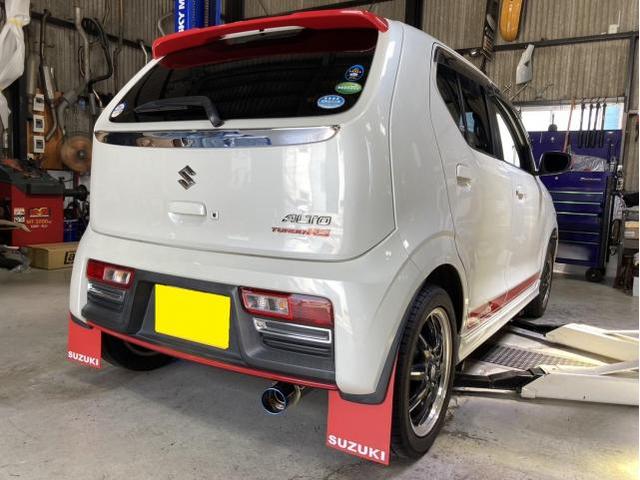 スズキ　アルトターボＲＳ　持込マフラー交換
名古屋市　天白区